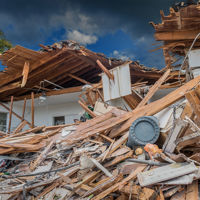 Home Affected By Natural Disaster 