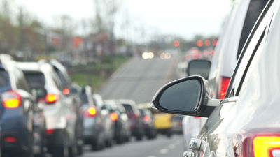 Taillights In Dense Highway Traffic 