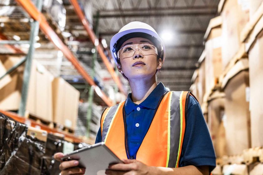 Inspector In Warehouse V2 