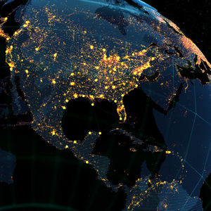 Satellite View Of Earth 