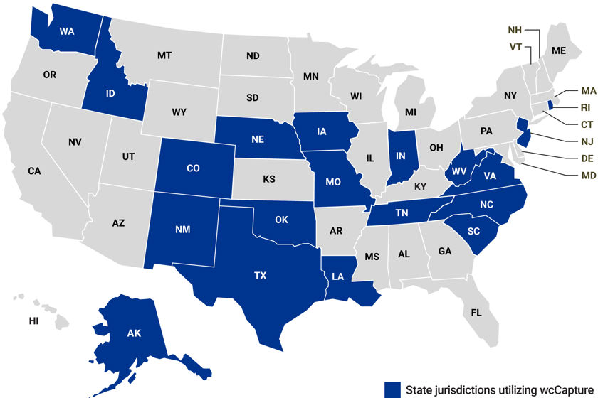 Wccapture State Jurisdictions